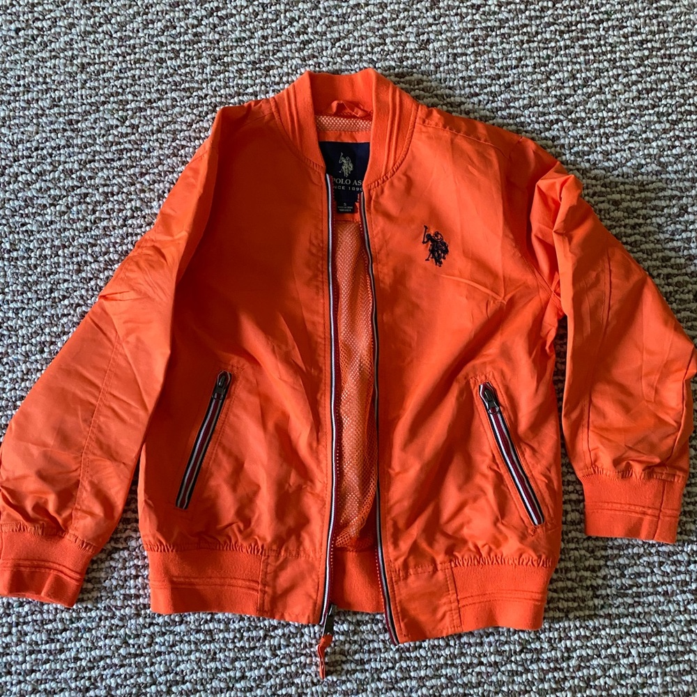 U.S. Polo Assn. orange jacket